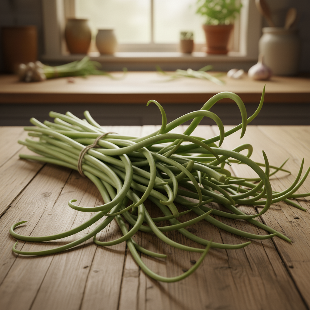 Fresh Garlic Scapes