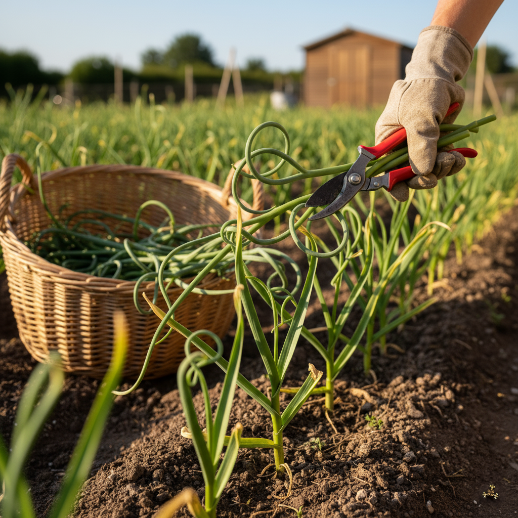 Fresh Garlic Scapes